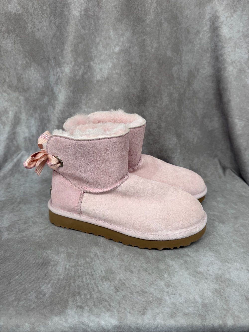 UGG Bailey Mini Pink Bow Boots